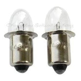 Set of 10 miniature bulbs 4.8V 0.75A with P13.5s base for small lighting applications